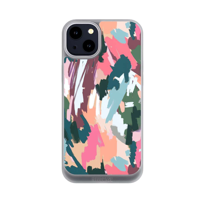 iPhone 14 Plus NIVOpure Abstract Artistic Texture Pink