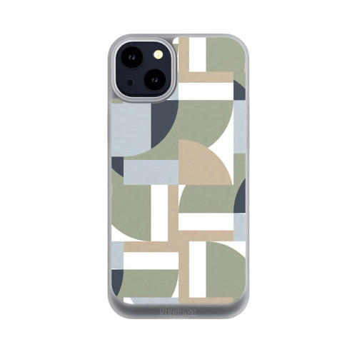 Apple iPhone 14 Plus NIVOpure Futuristische Bauhaus Polygone Beige