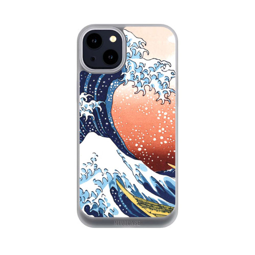 Apple iPhone 14 Plus NIVOpure La Grande Vague de Kanagawa Rouge