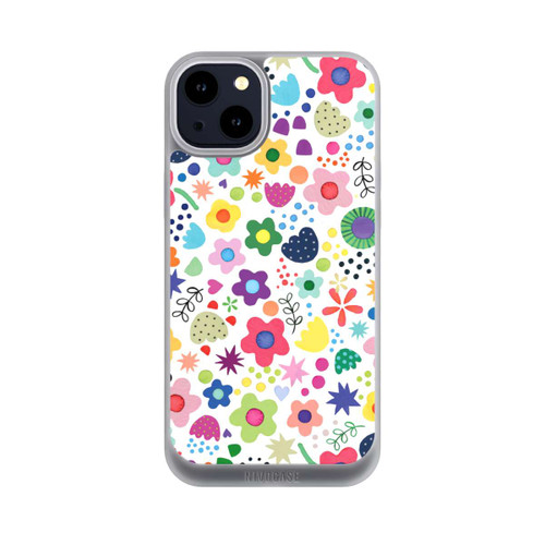 Apple iPhone 14 Plus NIVOpure Psychedelische Blumen bunt