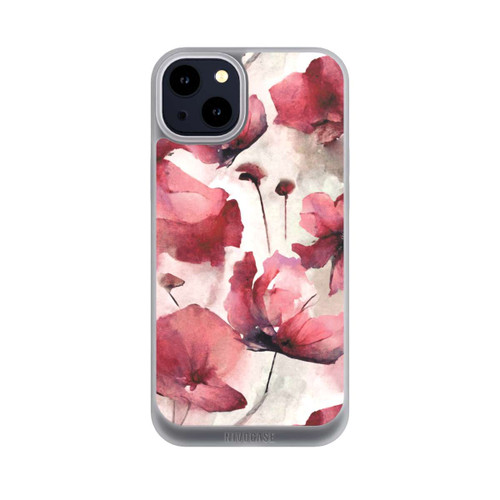 Apple iPhone 14 Plus NIVOpure Wilde Mohnblumen Aquarell mit KI