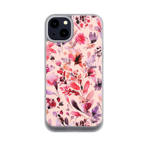 Apple iPhone 14 Plus NIVOpure Künstlerische Blumen Viva Magenta