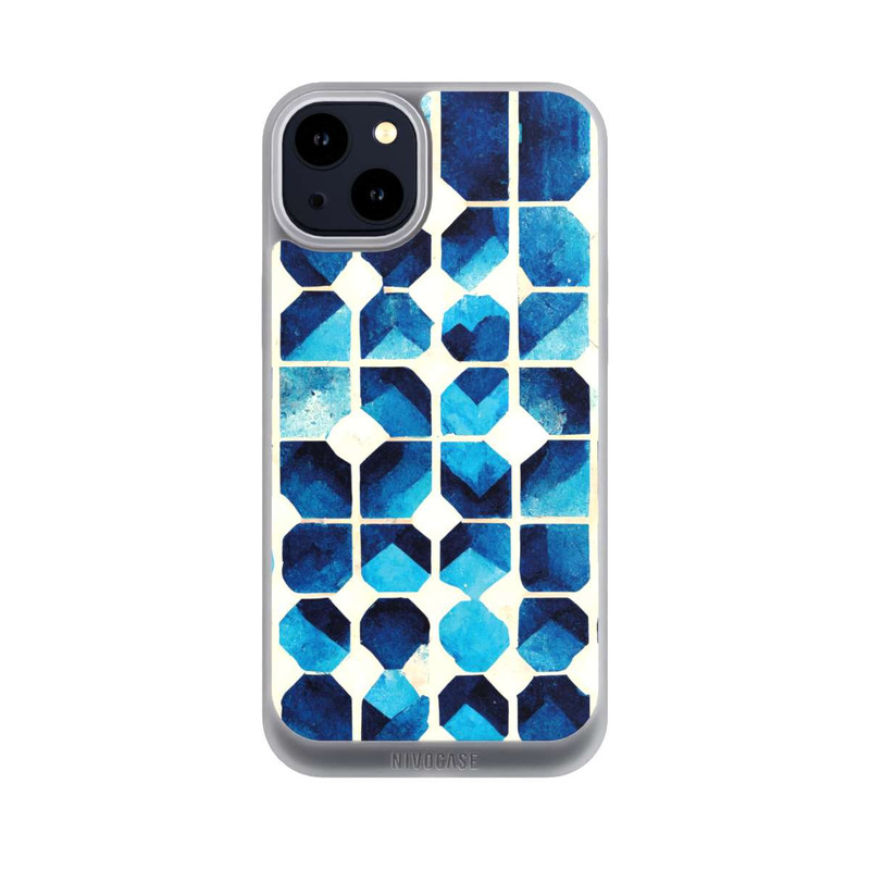 iPhone 14 Plus NIVOpure Blaues Muster
