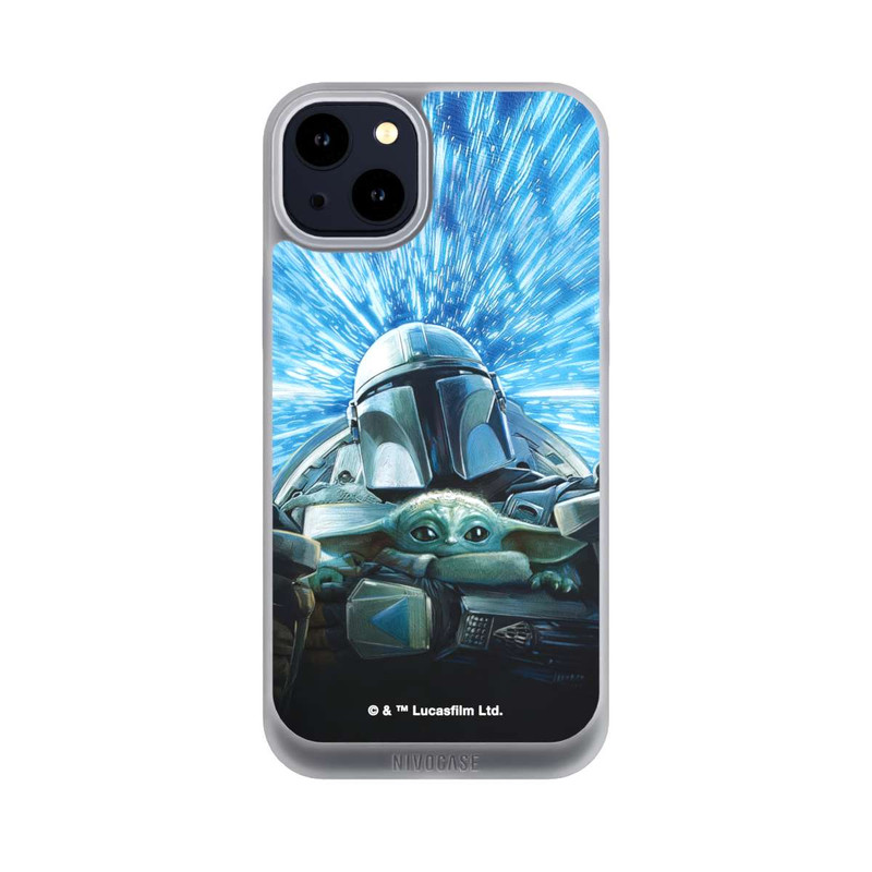 iPhone 14 Plus NIVOpure Grogu and Mando Flying Blue