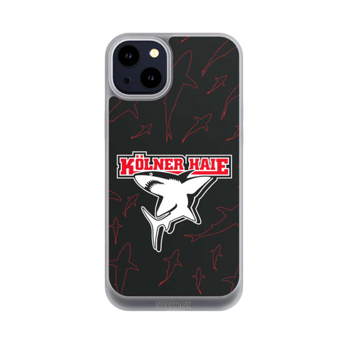 Apple iPhone 14 Plus NIVOpure Haie Muster Rot