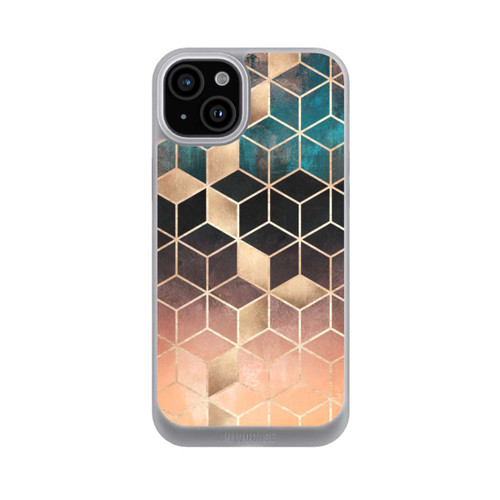 Apple iPhone 15 Plus NIVOpure Ombre Traum Würfel Gold Druck