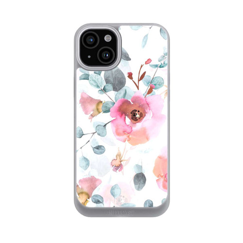 Apple iPhone 15 Plus NIVOpure Aquarell Blumentapete