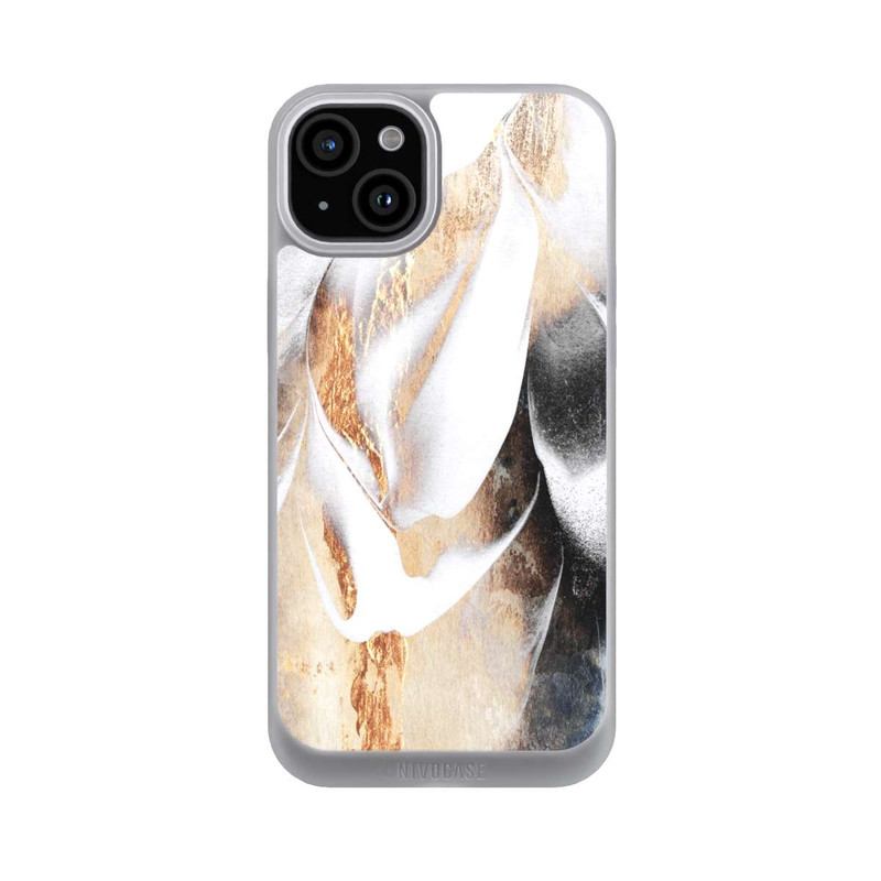 iPhone 15 Plus NIVOpure Beruhige Deine Seele Golddruck