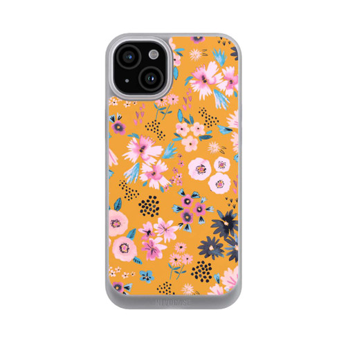Apple iPhone 15 Plus NIVOpure Kleine Blumen senfgelb