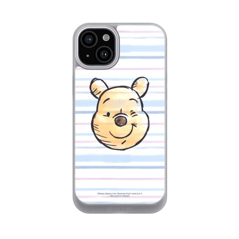 iPhone 15 Plus NIVOpure Winnie Puuh auf Streifen