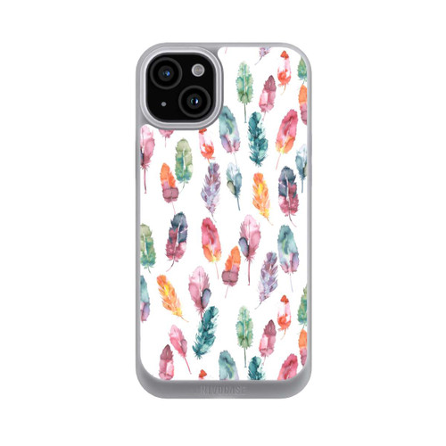 Apple iPhone 15 Plus NIVOpure Aquarellfedern Boho