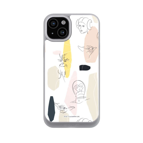 Apple iPhone 15 Plus NIVOpure Helle Seite Line Art