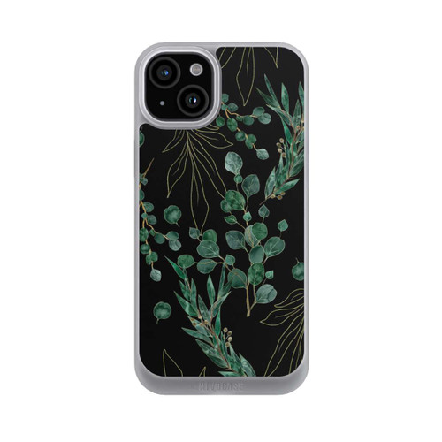 Apple iPhone 15 Plus NIVOpure Eukalyptusblätter schwarz