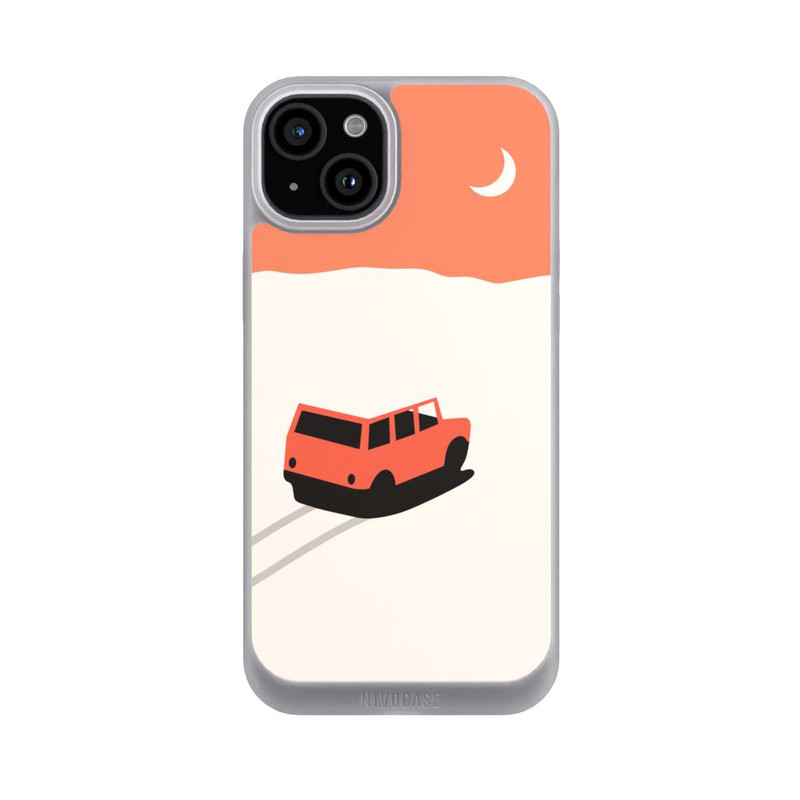 iPhone 15 Plus NIVOpure Auto in der Wüste