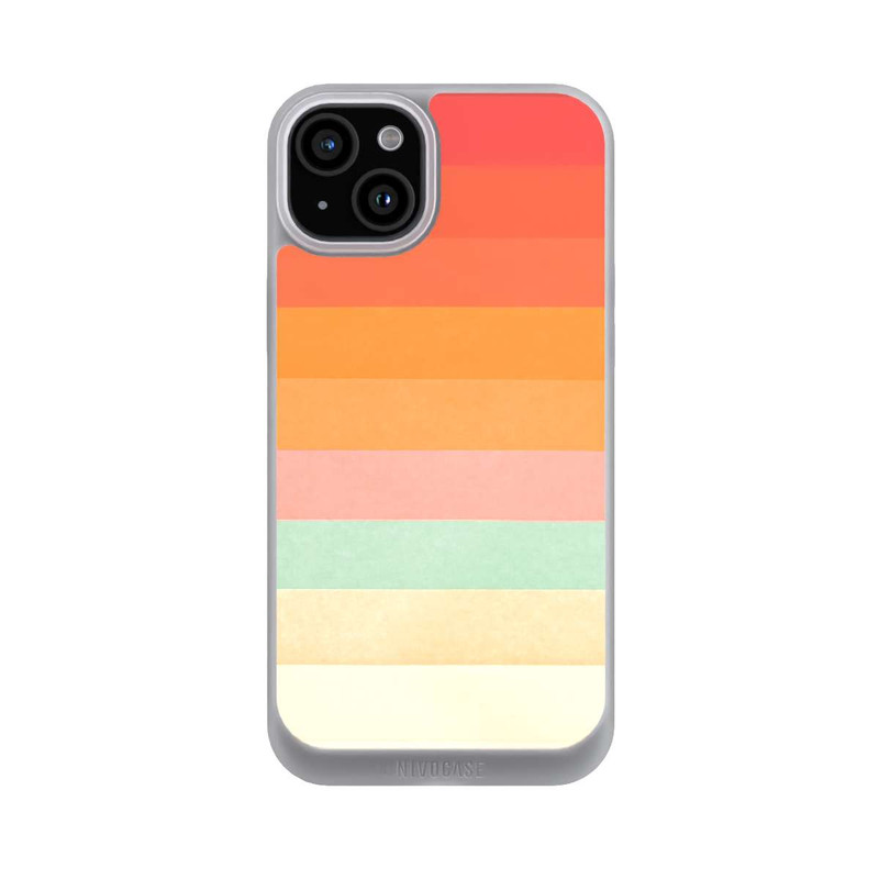 iPhone 15 Plus NIVOpure Regenbogen Chevrons II