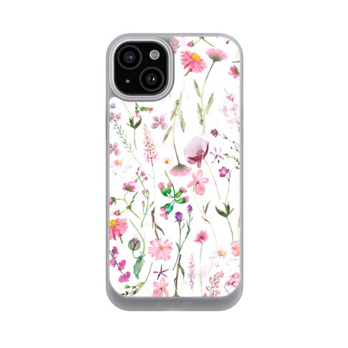 Apple iPhone 15 Plus NIVOpure Rosa Blumenwiese