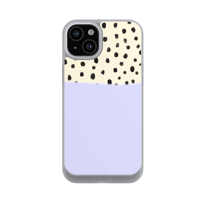 iPhone 15 Plus NIVOpure Tupfen Boho Pastell