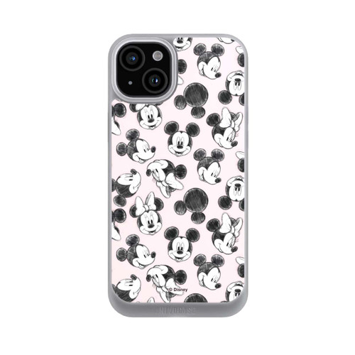 Apple iPhone 15 Plus NIVOpure Minnie &amp; Mickey Viele Gesichter Pink