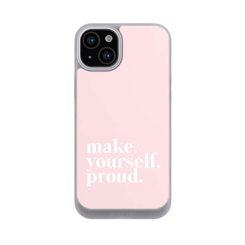 Apple iPhone 15 Plus NIVOpure Make Yourself Proud Zitat - Altrosa