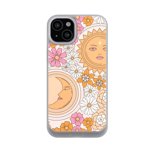 Apple iPhone 15 Plus NIVOpure Mond-Sonne-Blumen