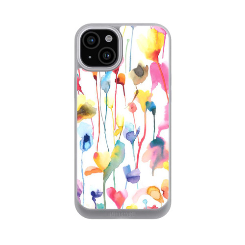 Apple iPhone 15 Plus NIVOpure Aquarell Wildblumen bunt