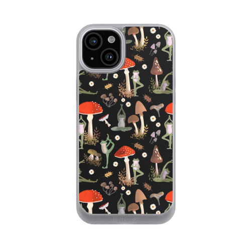 Apple iPhone 15 Plus NIVOpure Yoga-Frösche mit Pilzen