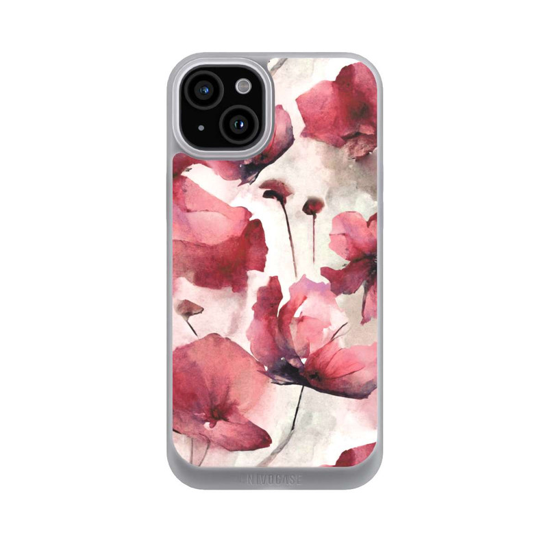 iPhone 15 Plus NIVOpure Wilde Mohnblumen