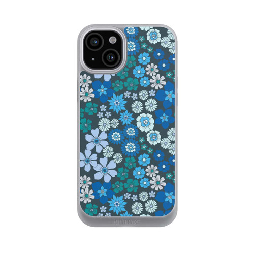 Apple iPhone 15 Plus NIVOpure Blaue Blumen DeinDesign