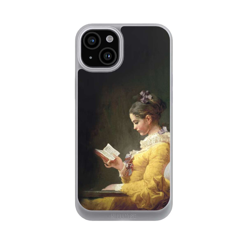 iPhone 15 Plus NIVOpure Lesendes Mädchen von Jean-Honore Fragonard
