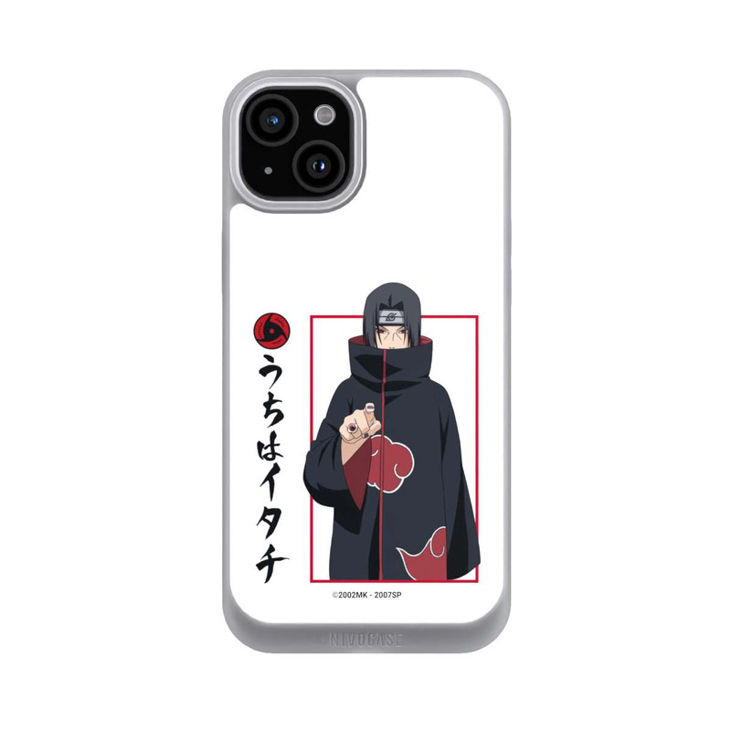 iPhone 15 Plus NIVOpure Itachi Geste Weiß