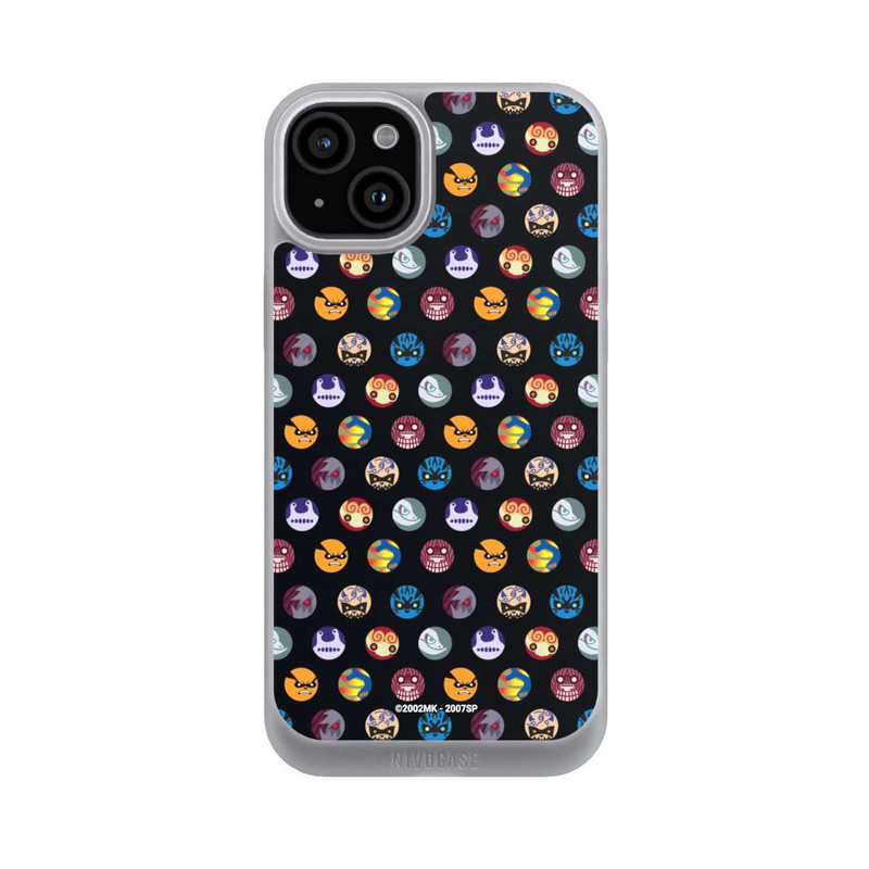 iPhone 15 Plus NIVOpure Bijuu Muster Schwarz