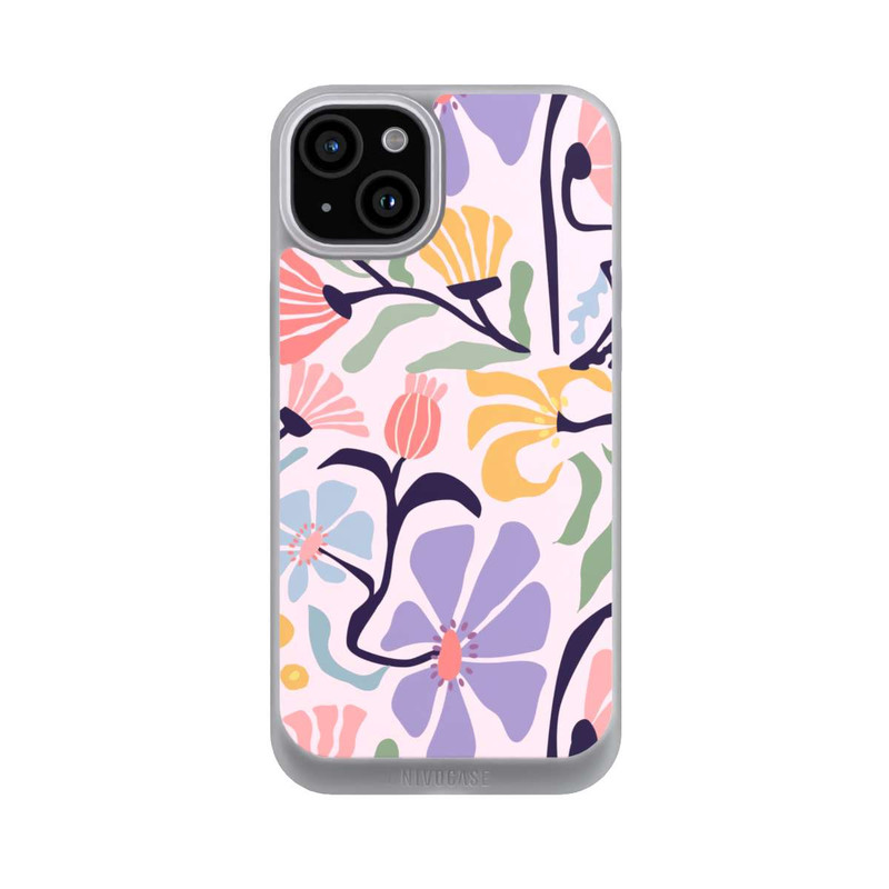 iPhone 15 Plus NIVOpure Flower Market Ibiza Pink