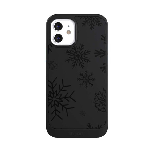 Apple iPhone 12 NIVOcore Blue Snowflakes ohne Hintergrund