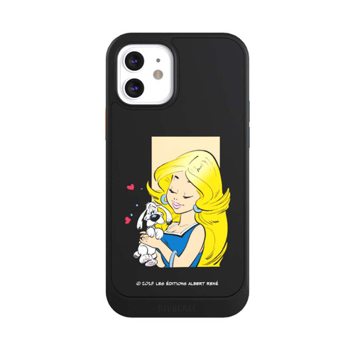 Apple iPhone 12 NIVOcore Falbala et Idéfix Amoureux Transparent