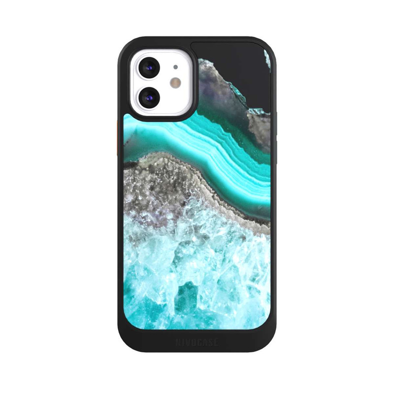 iPhone 12 NIVOcore Agate d'eau de mer