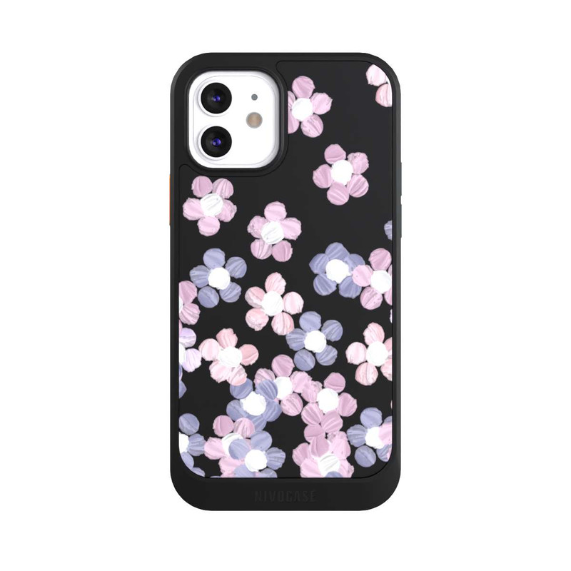 iPhone 12 NIVOcore Simple Flowers Transparent