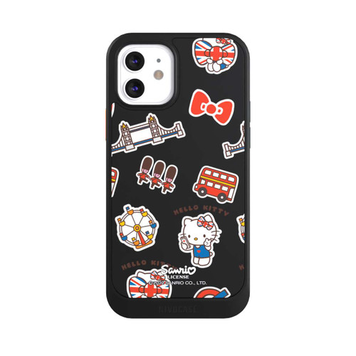 Apple iPhone 12 NIVOcore Hello Kitty Londoner Abzeichen Transparent