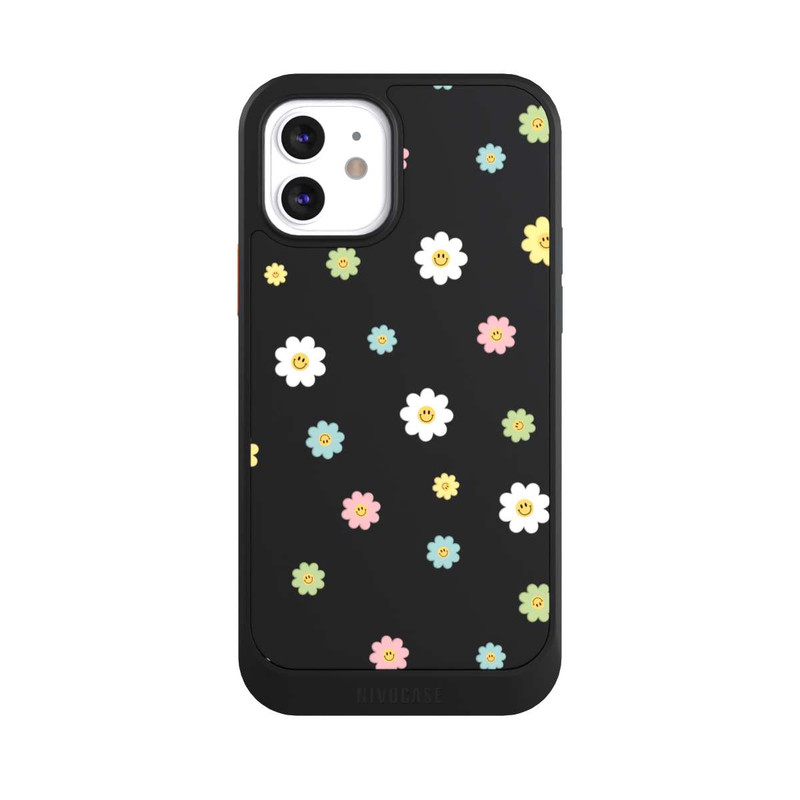 iPhone 12 NIVOcore Flower Power klein transparent