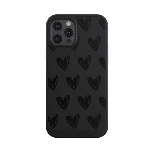 Apple iPhone 12 Pro NIVOcore Herzen Schwarz ohne Hintergrund