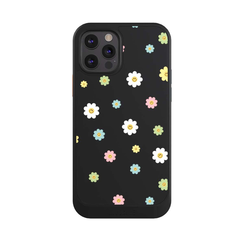 iPhone 12 Pro NIVOcore Flower Power klein transparent