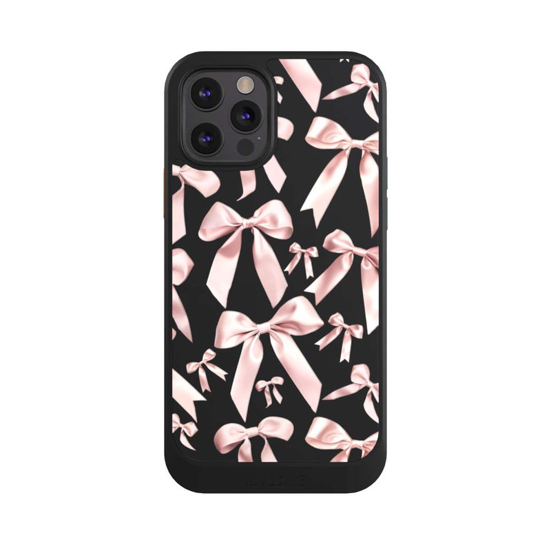 iPhone 12 Pro NIVOcore Rosa Satinschleifen