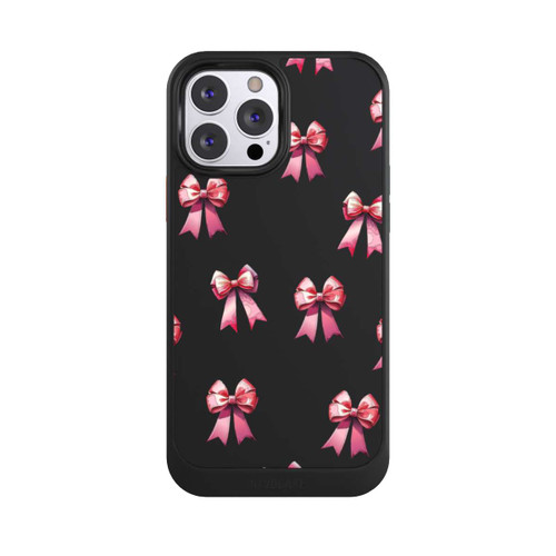 Apple iPhone 13 Pro Max NIVOcore Schleifen Muster Aquarell Pink