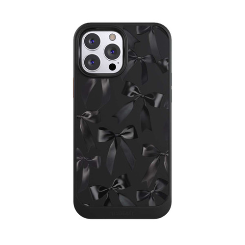 Apple iPhone 13 Pro Max NIVOcore Schwarze Satinschleifen