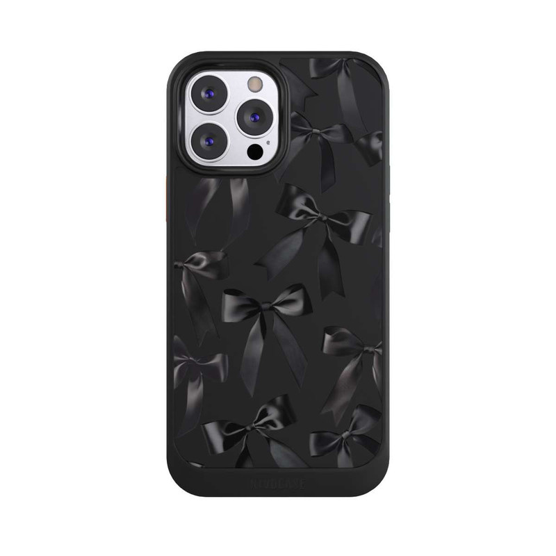iPhone 13 Pro Max NIVOcore Schwarze Satinschleifen