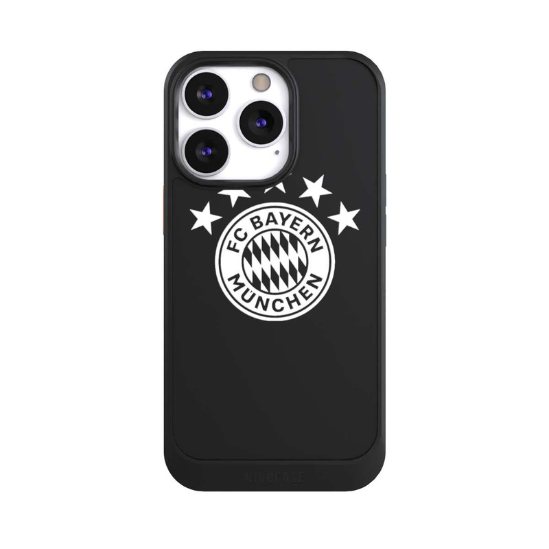 iPhone 13 Pro NIVOcore FCB Logo einfarbig mit Sternen - ohne Hintergrund