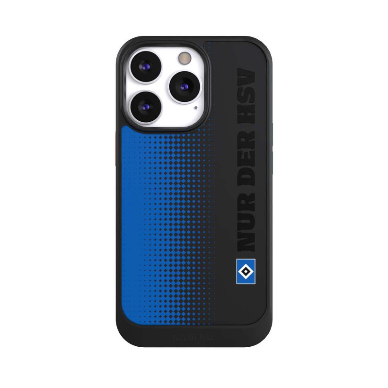 iPhone 13 Pro NIVOcore Nur der HSV - Rautenraster Blau - ohne Hintergrund