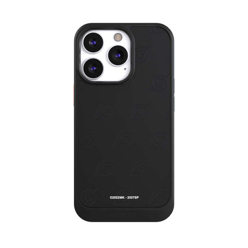 Apple iPhone 13 Pro NIVOcore Schwarzes Konoha-Muster Transparent