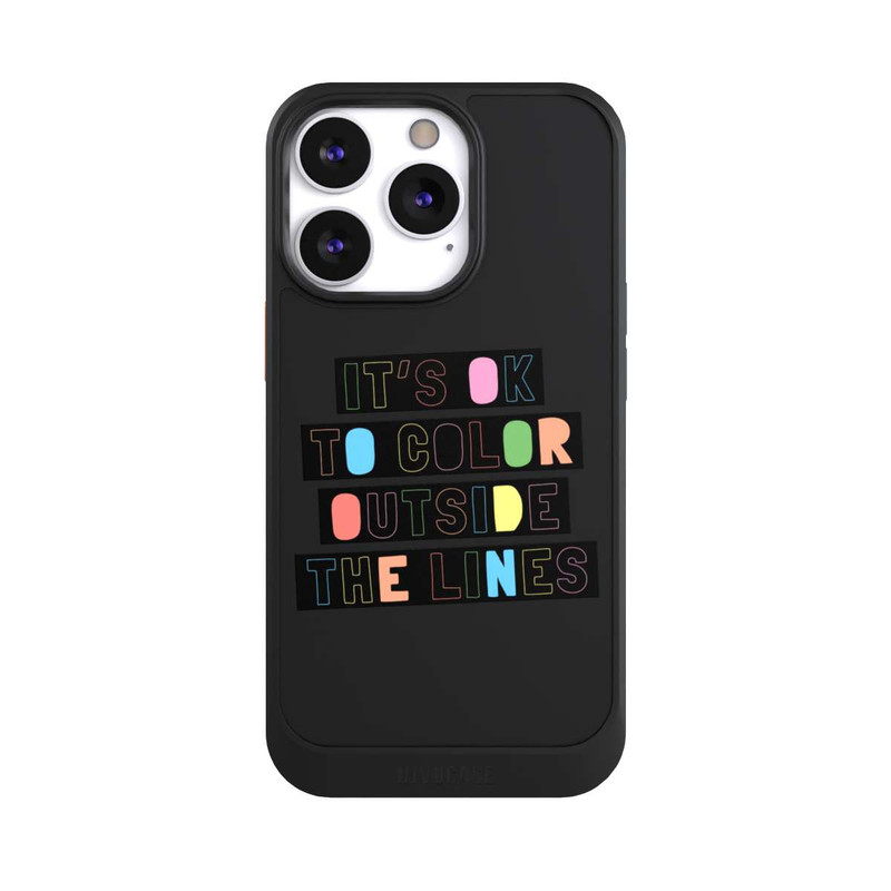 iPhone 13 Pro NIVOcore Color Outside The Line Transparent