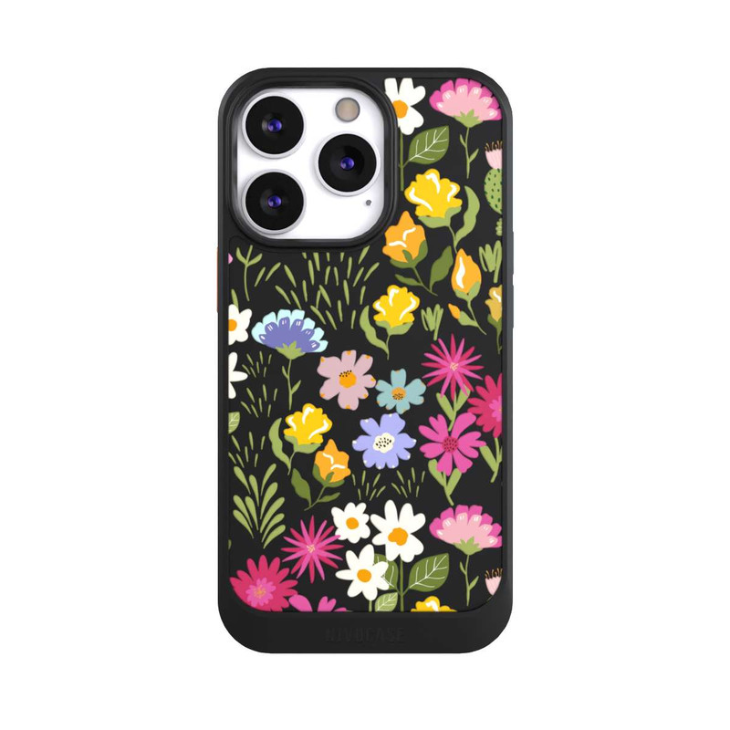 iPhone 13 Pro NIVOcore Summer Flowers Pattern Transparent