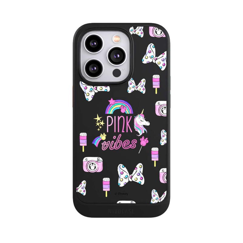 iPhone 14 Pro NIVOcore Pink Vibes Transparent